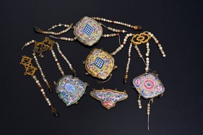 CHINA, Qing Dynasty
Rare mandarin necklace...