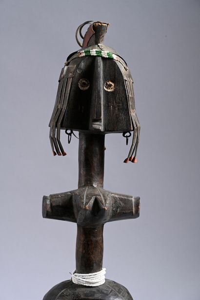 Bagirmi statue Mali
Wood, metal, beads
Dimensions:...