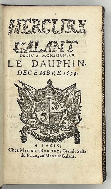 Mercure galant dedicated to Mgr le Dauphin
december...
