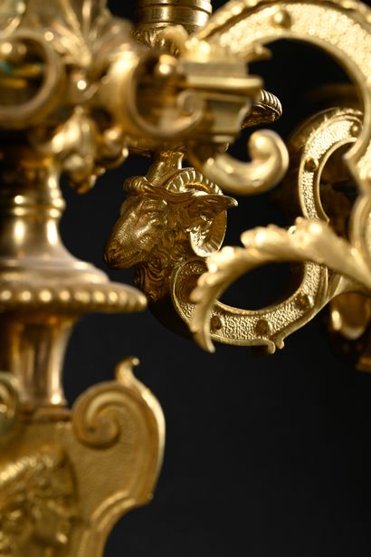 After André-Charles Boulle (1642-1732) 
Pair...