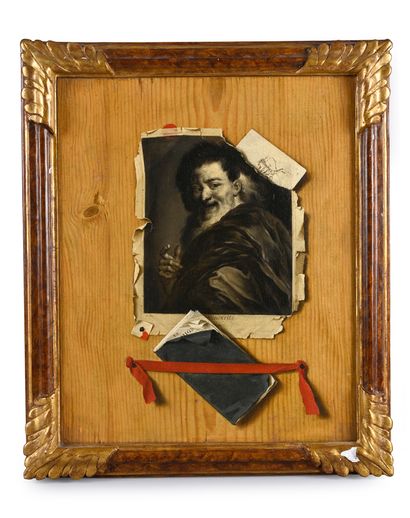 Attributed to Gaspard GRESLY (1712-1756)
Trompe-l'oeil...