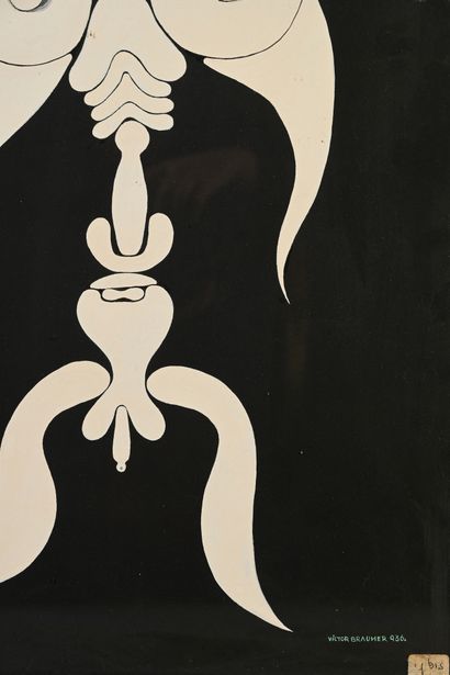 VICTOR BRAUNER (1903-1966) 
Man, 1936
Gouache...