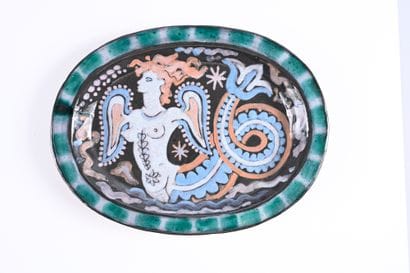 BUTHAUD René (1886-1986)
Oval earthenware...