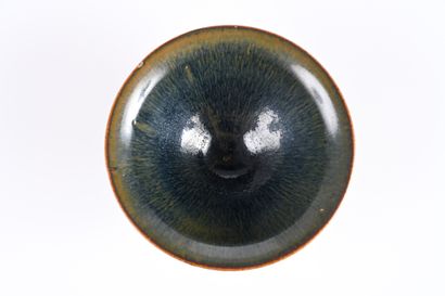 CHINA, Song Dynasty
Rare jian stoneware bowl
Mounted...