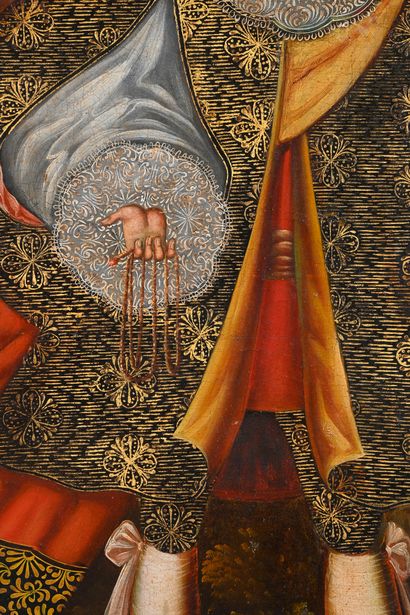 18th century Cuzco school
Archangel holding...