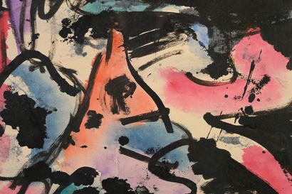 PIERRE ALECHINSKY (b. 1927) 
Untitled, 1956
Ink...