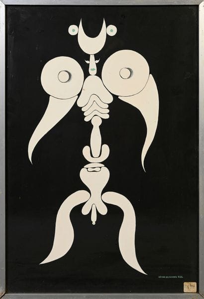 VICTOR BRAUNER (1903-1966) 
Man, 1936
Gouache...