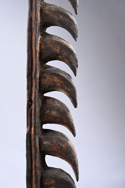Ritual figure placed in the roof structure...