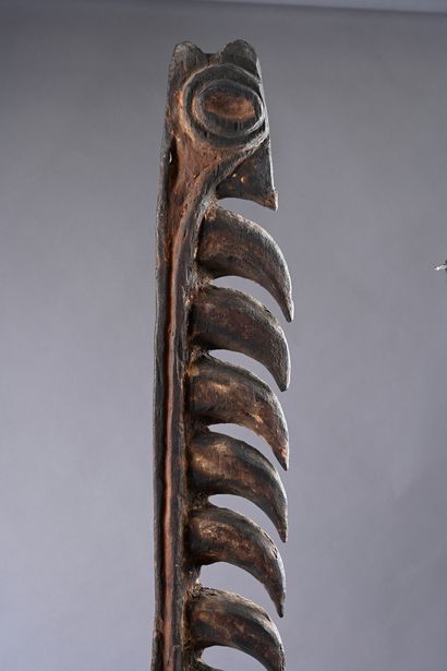 Ritual figure placed in the roof structure...