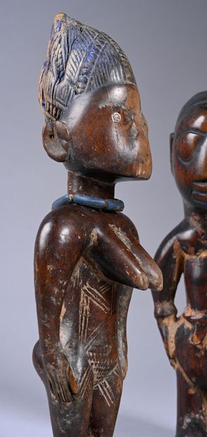 Female statuette, Ibeji era, Yoruba (Oyo)...