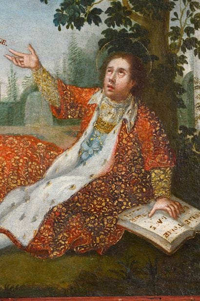 Peruvian school, late 17th century
Saint...