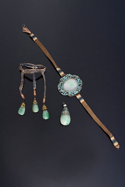 CHINA, Qing Dynasty
Rare mandarin necklace...