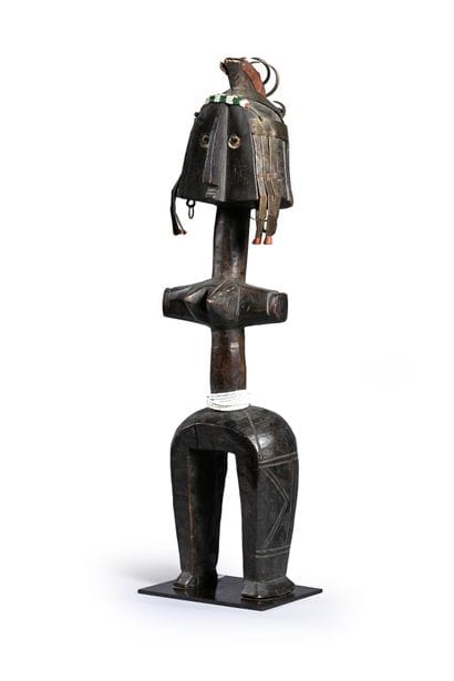 Bagirmi statue Mali
Wood, metal, beads
Dimensions:...
