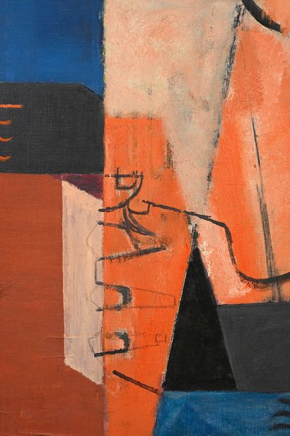 LOUIS MARCOUSSIS (1878-1941) 
Crouching figure,...