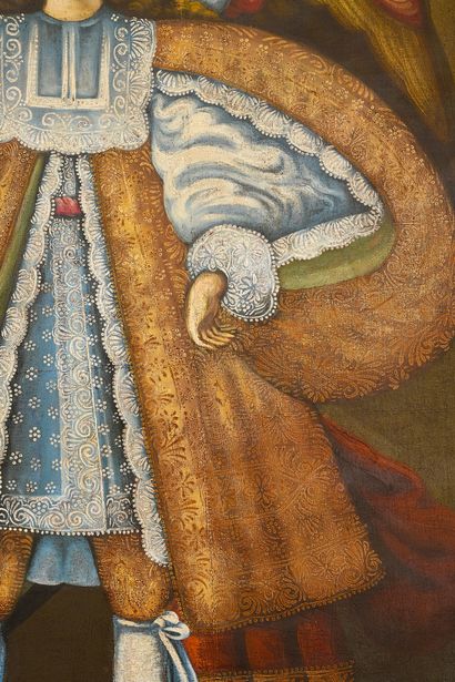 . Late 18th century Salta school
Harquebusier...