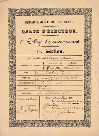 Pierre François Pascal Guerlain - (1798-1864)...