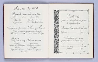 Guerlain - (1900) Rare catalogue commercial...