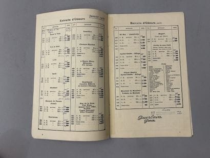 Guerlain - (1935-1936-1940) Trois catalogues...