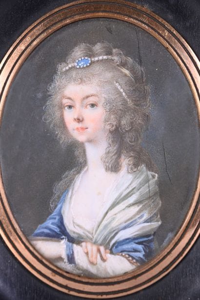 Ecole française de la fin du XVIIIe siècle
Portrait...