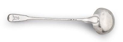 Cuillère à ragoût en argent 1er titre (950°/°°),...