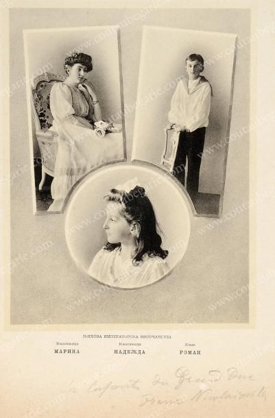 NICOLAIEVITCH. Ensemble de huit portraits...
