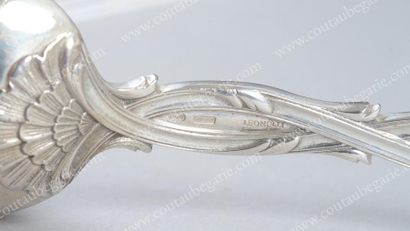 IMPORTANTE MENAGERE EN ARGENT. Par Carl FABERGE,...