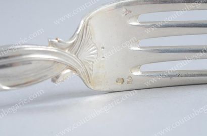 IMPORTANTE MENAGERE EN ARGENT. Par Carl FABERGE,...