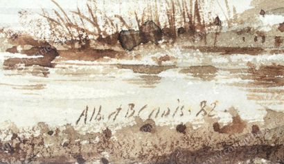 BENOIS Albert Nicolaïévitch (1852-1936)
Paysage...