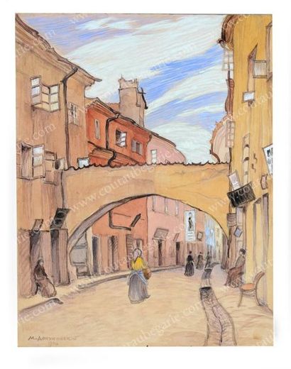 DOBUZINSKY Mstislav Valerianovitch (1875-1957)
Vue...