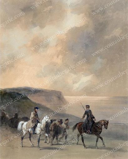 BROWN JOHN LEWIS (1829-1890)
Convois de soldats...