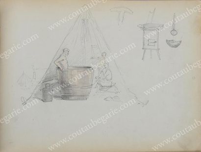 École Française du XIXe siècle
Carnet à dessins...