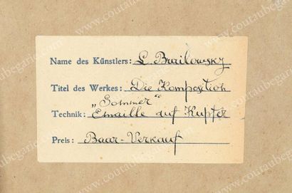 BRAILOVSKY Léonid Mikhailovitch (1867-1937)
L'été....
