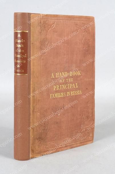 DOLGOROUKY Paul prince
A hand-book of the...