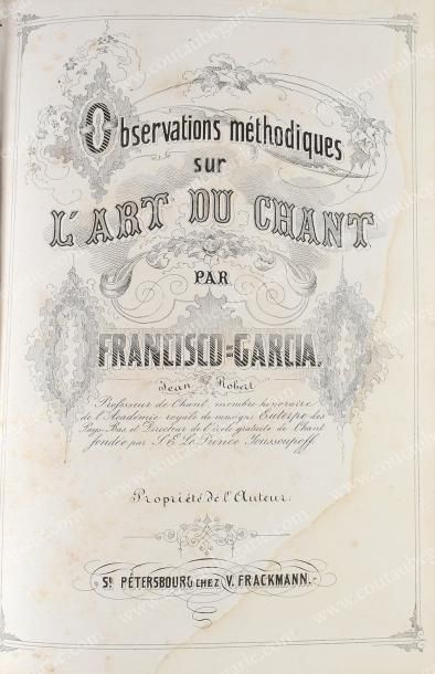 FRANCISCO-GARCIA Jean-Rober
t. Observations...