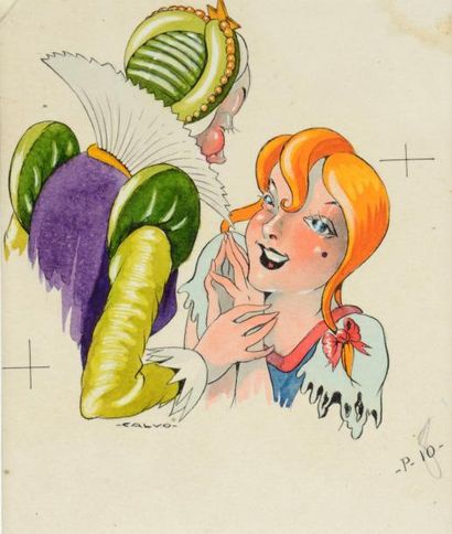 CALVO Edmond
«Cendrillon et le petit chaperon...