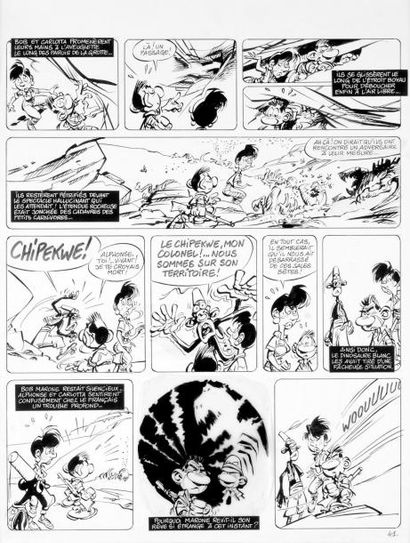 CONRAD, DIDIER
BOB MARONE. Planche originale...
