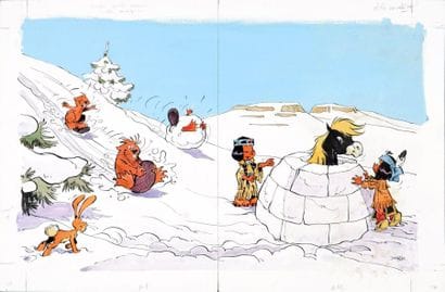Derib (Claude de Ribeaupierre dit)
Yakari...