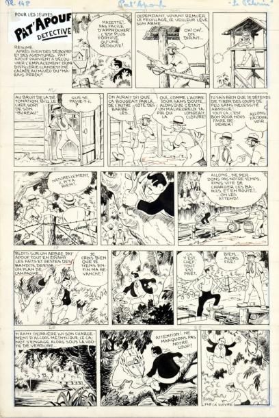 GERVY
«Pat'Apouf aux antipodes» Encre de...