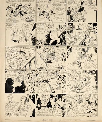 GIRE, Eugène
Les aventures de R. Hudi. Planche...
