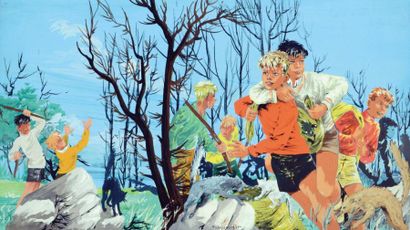 GOURLIER
Gouache pour la couverture (jaquette)...