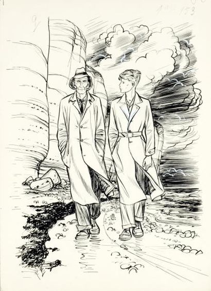 JOUBERT, Pierre
Encre de chine pour une illustration...