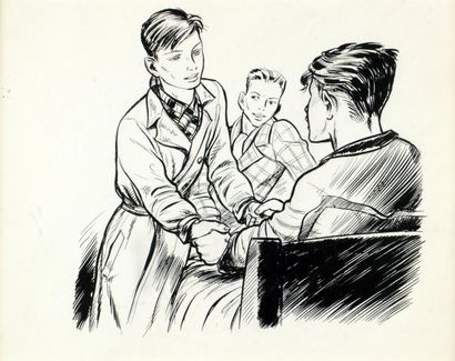 JOUBERT, Pierre
Encre de chine pour une superbe...