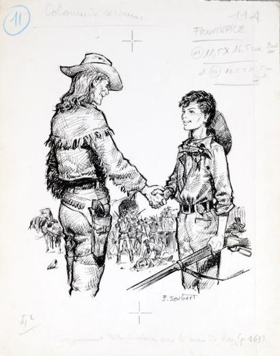JOUBERT, Pierre
La colonne de Secours. Encre...