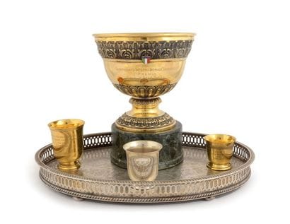 Trophée sur socle marbre du Championnat Internationale...