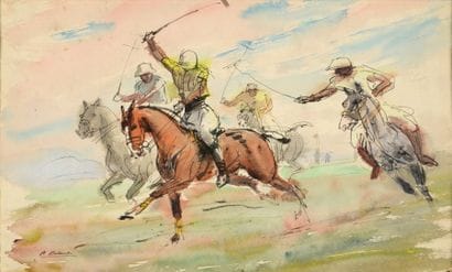 Dubaut Olivier (1886-1968)
Aquarelle cachet...
