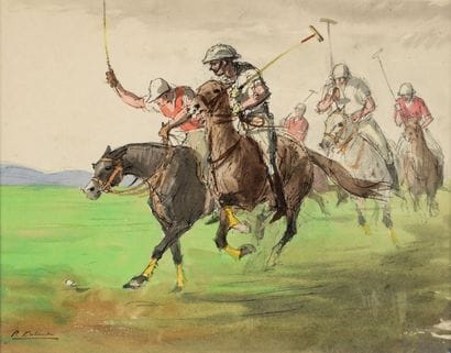 Dubaut Olivier (1886-1968)
Aquarelle cachet...