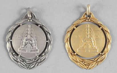 Médaille en vermeil (8 grs) du Championnat...