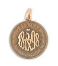 Medaille pendentif de forme ronde, représentant...