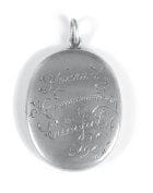 Medaillon porte-photo pendentif, en vermeil,...