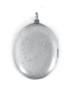 Medaillon porte icone pendentif, en argent,...